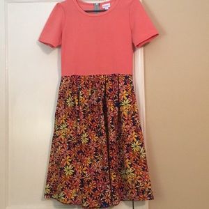 LuLaRoe flower Amelia dress